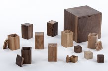 Handgemaakte houten kistjes